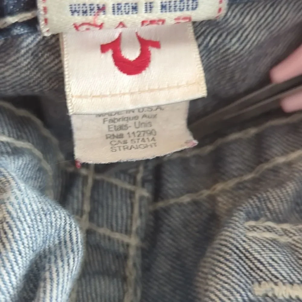 True Religion‎ vintage straight denim jeans size 32